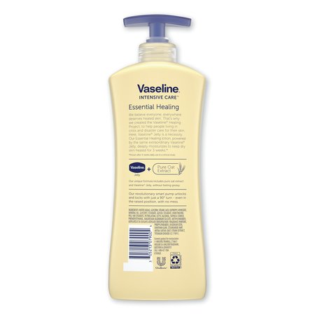 Vaseline Intensive Care Essential Healing Body Lotion, 20.3 oz, Pump Bottle 07900EA